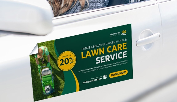 Economy Car Stickers & Decals (Short Term Outdoor)