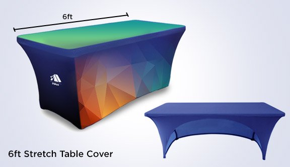 Stretch Table Throw for 6ft. & 8ft. Tables