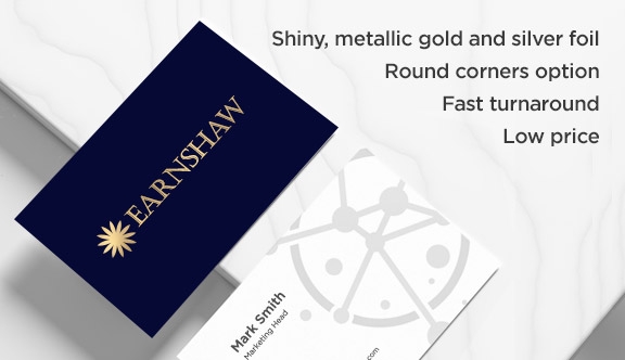 Foil Accent Business Card 3.5x2