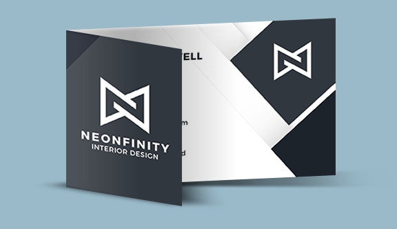 Fancy Business Card 5x2->3.5x2