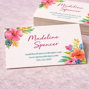 Linen Standard Business Cards 3.5x2