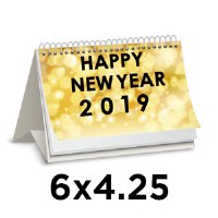 12 Month Desk Tent Calendar - 6x4.25