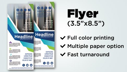 Flyer - One Third Page (3.5x8.5)