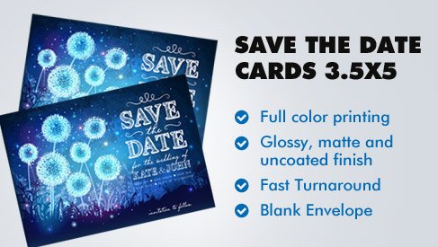 Save the Date Card - 3.5x5