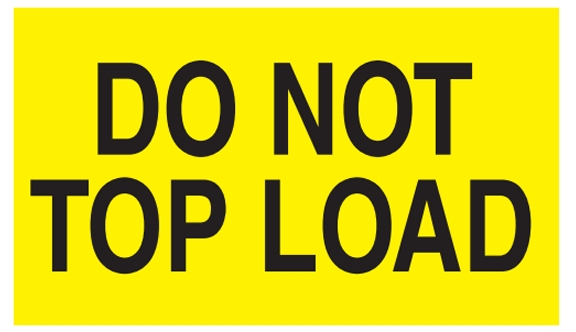 Do Not Top Load - 3x5