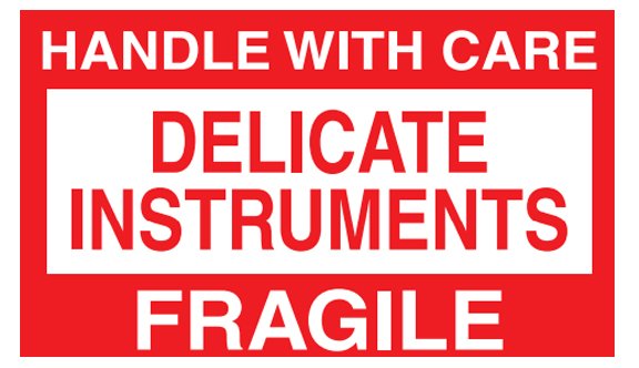 Fragile Labels - Delicate Instruments - 3x5