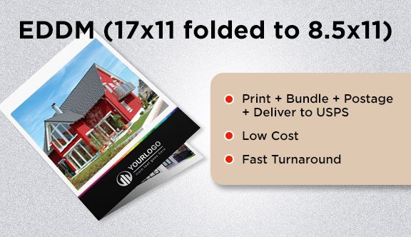 EDDM - 17x11 folded to 8.5x11