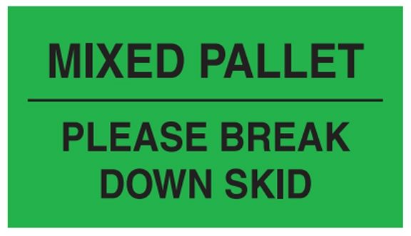 Mixed Pallet Please... Labels - 3x5
