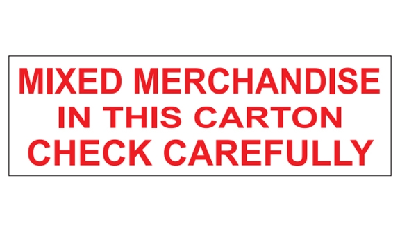 Mixed Merchandise Labels - 2x6