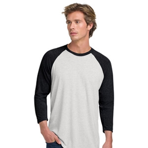 Next Level Apparel Unisex Tri-Blend 3/4-Sleeve Raglan Tee (NL6051)