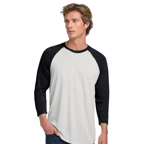 Next Level Apparel Unisex Tri-Blend 3/4-Sleeve Raglan Tee (NL6051)