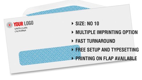 No. 10 Peek Proof Window Envelope (4 1/8 x 9 1/2) 