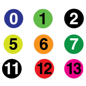 Number labels