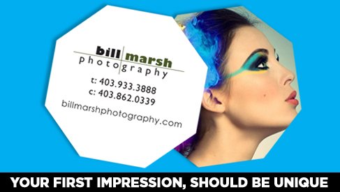 Octagon Shaped Business Card - 3"x3"