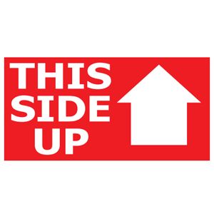 This Side Up Labels - 2x4